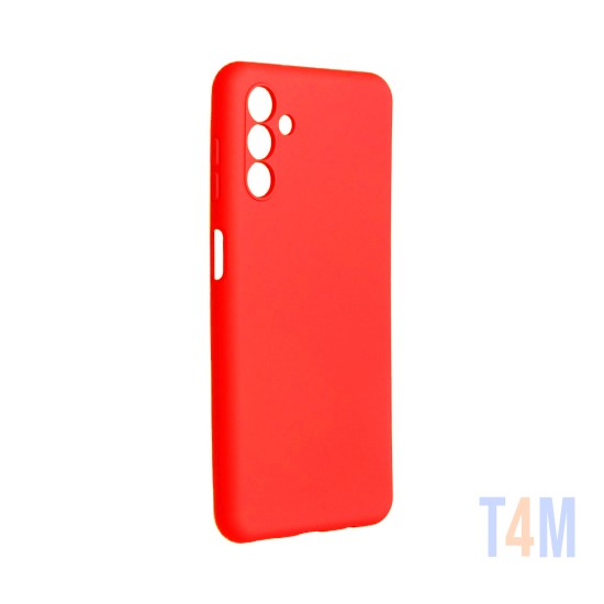 Silicone Case with Camera Shield for Samsung Galaxy A13 5g Red